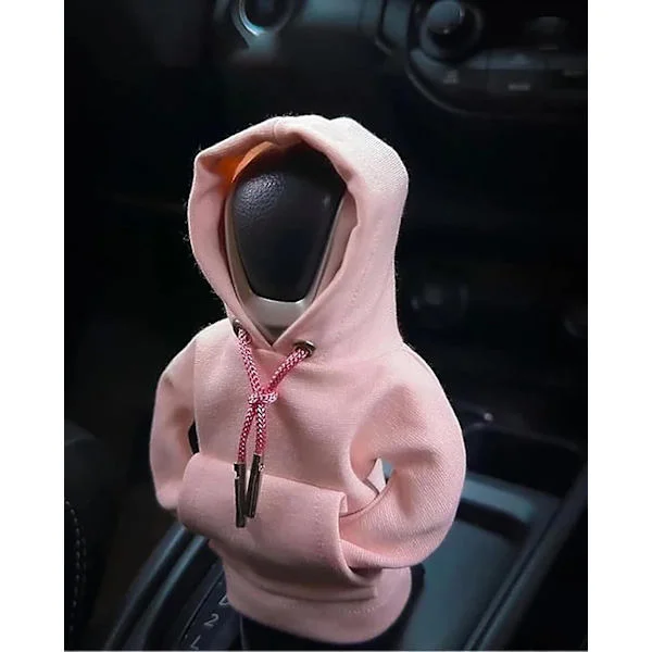 2 st Rolig Växelspaksknopp Huvtröja Skydd, Växelspaksknopp Huvtröja Sweatshirt Bil Interiör Mjuk Växelspak Spak Knopp Skydd Biltillbehör