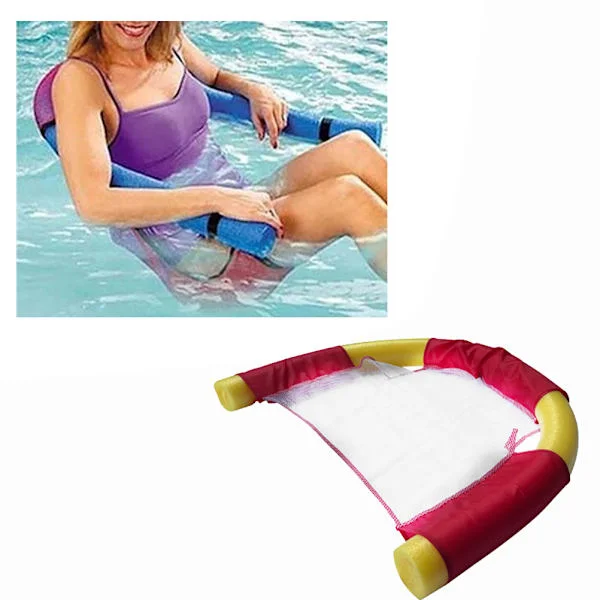 Svømmende flytestol for vann Mesh Pool Noodle Stol U Sete Svømmebasseng Float Svømmebasseng Noodle Floats for Pool