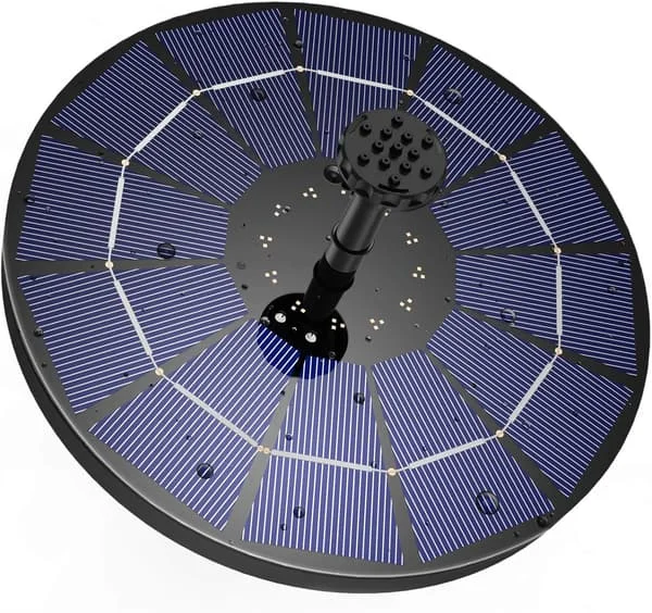 [LD]3.5W Utendørs Flytende Solcelledrevet Fontene, Solcelledrevet Damspumpe med Batteri