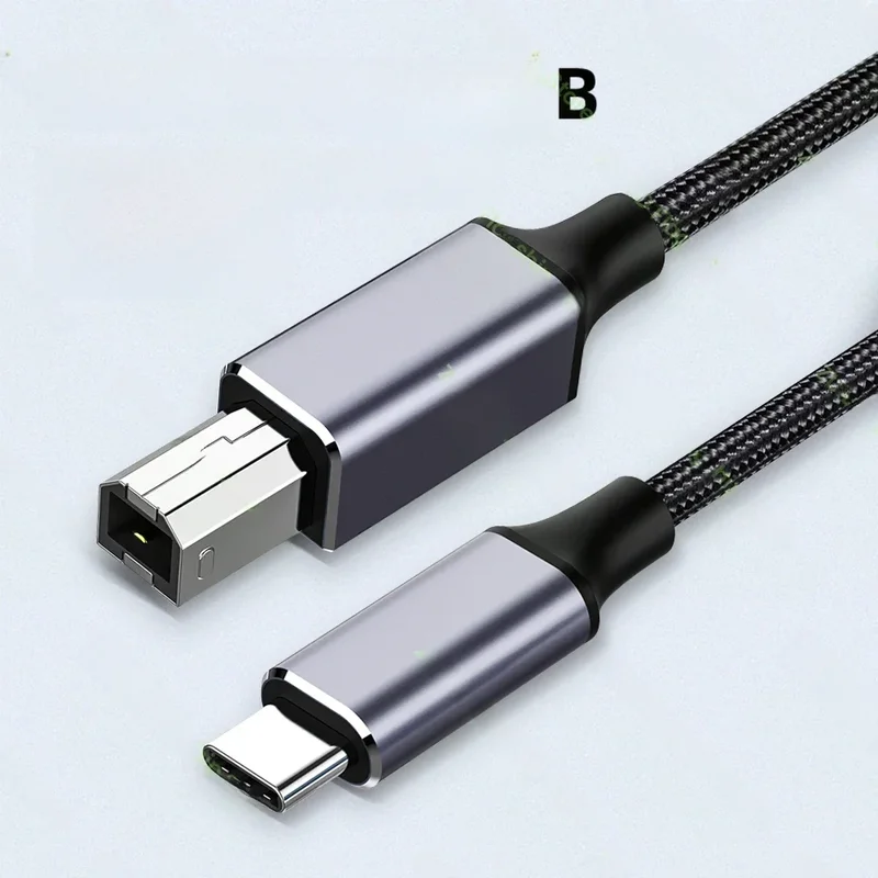 AliExpress - USB Type-C naar USB Type B 2.0-kabel voor nieuwe MacBook Pro HP Canon Brother Epson Dell Samsung Printer Type C Printer Scannersnoer