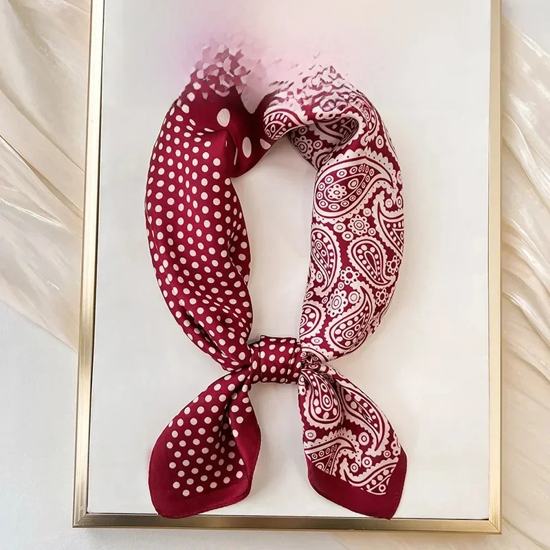 AliExpress - Neue Seidenschal Halstuch Damen Seide Quadratischer Schal Geldbörse Luxusschal für Frauen Designer Seidenkopftuch SJ01