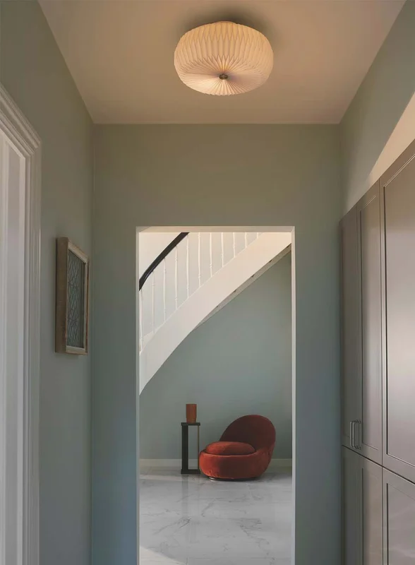 Nordlux Belloy taklampe papir Ø40 - hvit