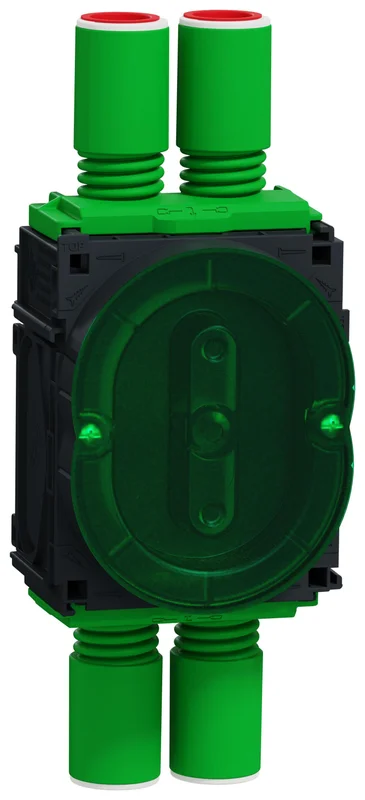 Schneider Electric IMT80263 Apparatdosa 13 mm, 4-stuts För enkel apparatdosa, Installationsmaterial