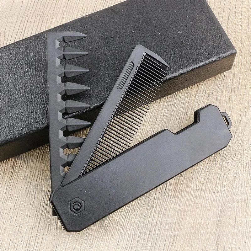 AliExpress - Nieuwe 1/2/3 in 1 Pocket Opvouwbare Kammen Plastic Grove Olie Hoofd Kam Baard Kammen Kapper tondeuse Kam Salon Haar Styling Tools