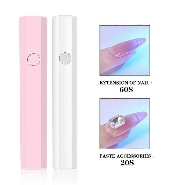 Lulou Magic Solid Nail Glue Kit 3-i-1 Nail Art Kits för nageltippar Press-on-naglar