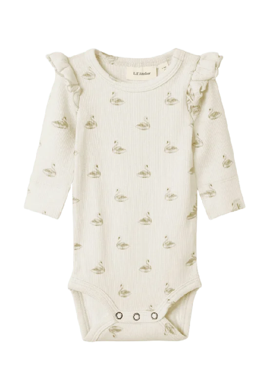 Lil'Atelier Gavo slim body Överdelar & bodies Dam Beige 62