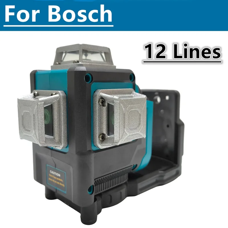 AliExpress - Niveau Laser pour batterie Bosch 18V, 12 lignes, lumière verte horizontale et verticale, compteur de niveau 3D, outils d'auto-nivellement