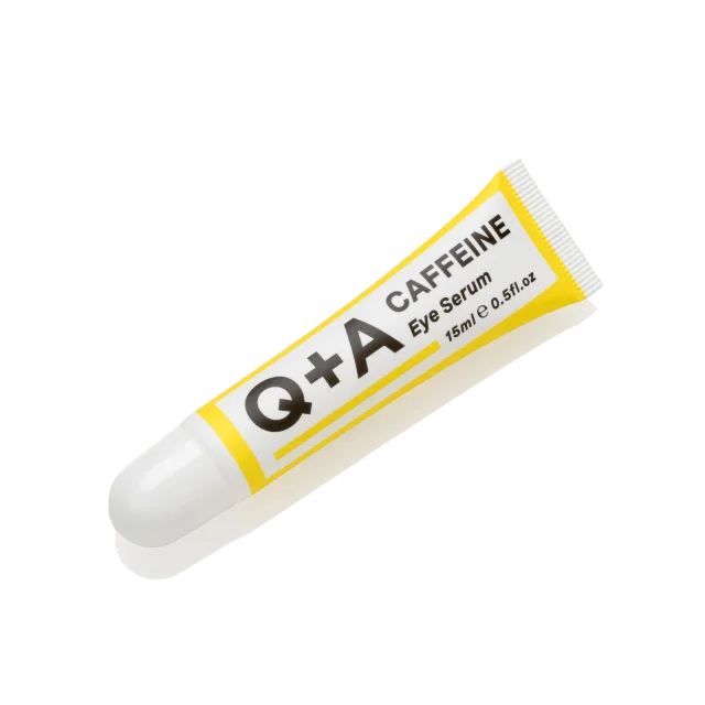 Q+A Caffeine Eye Serum Ögoncreme Unisex Gul 15 ML