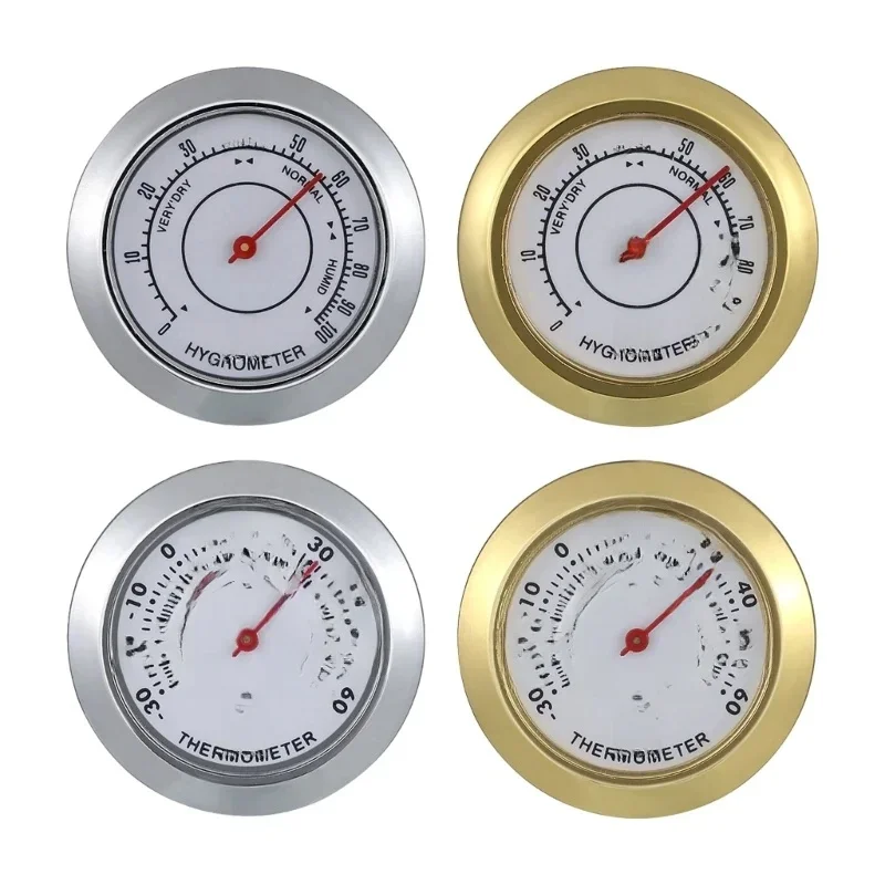 AliExpress - 43mm Zigarren Feuchtigkeit Detektoren Hygrometer, thermometer Genaue Tragbare Mini Mechanische Humidore Hygrometer DropShipping