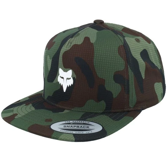 Fox - Camo snapback Lippis - Fox Head Camo Tech Green Camo Snapback @ Hatstore