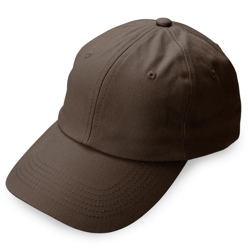Waykins | Brown Plain Cotton Cap for Men - Men’s Caps