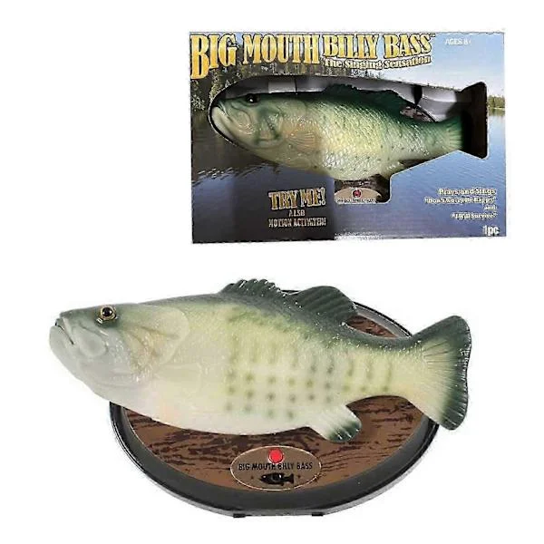 Big Mouth Billy Bass 15-årsjubileumsutgåva - Animerad sjungande fisk väggmontering-FA-