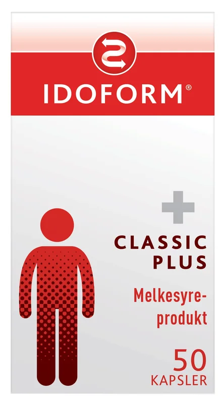 Idoform Classic Plus melkesyrebakterier kapsler 50 stk