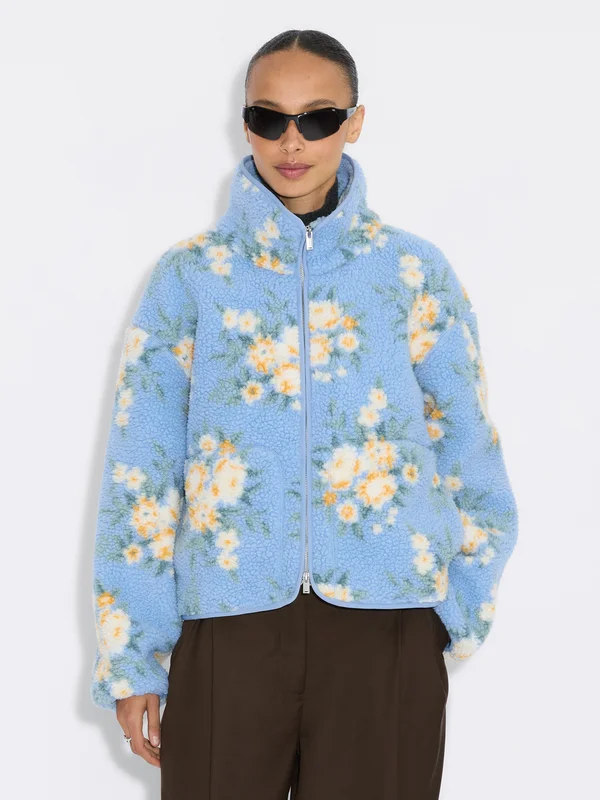 Holzweiler Rype Fleece Jacket - Light Blue Mix - Women's - XS