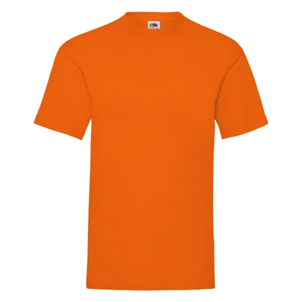 Fruit Of The Loom Mens Valueweight Kortärmad T-shirt L Orange