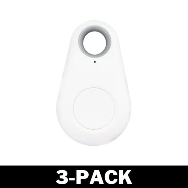 GPS Mini Tracker för Hund / Katt / Nycklar Vit 3-Pack