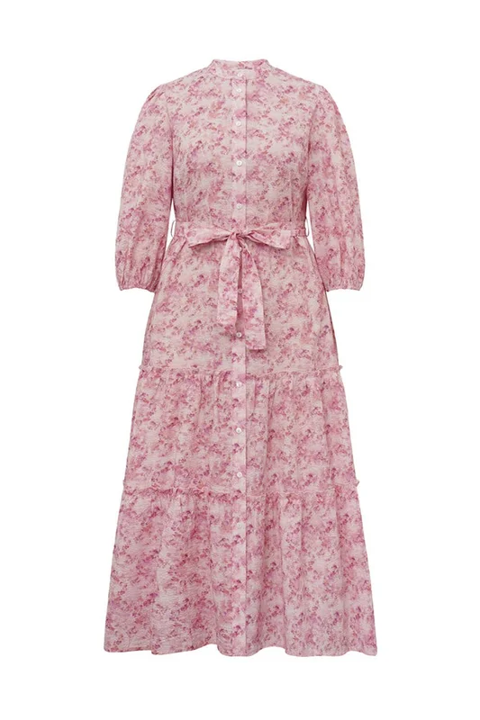 Kate Long Dress Rose/hot pink 36