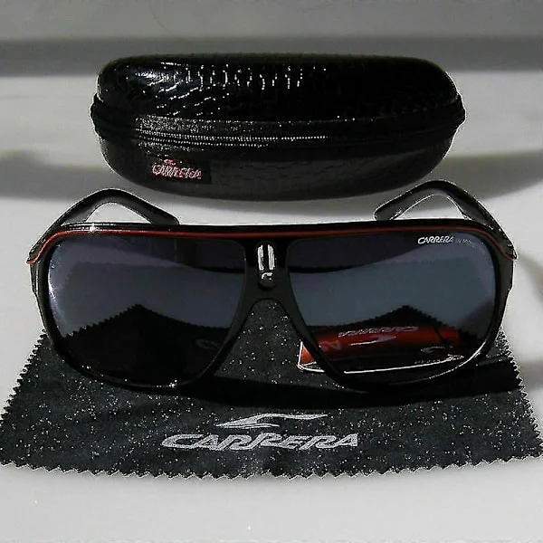 Solglasögon för män Mode Carrera Ruthenium Pilot Gradient Lins Glasögon+Box