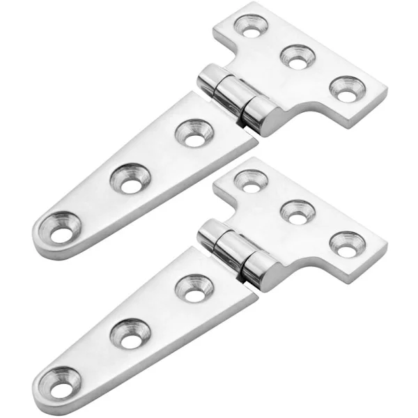 2 stk. Heavy Duty Series T hængsel Marine Grade 316 rustfrit stål støbehængsel dørhængsel bådhængsel