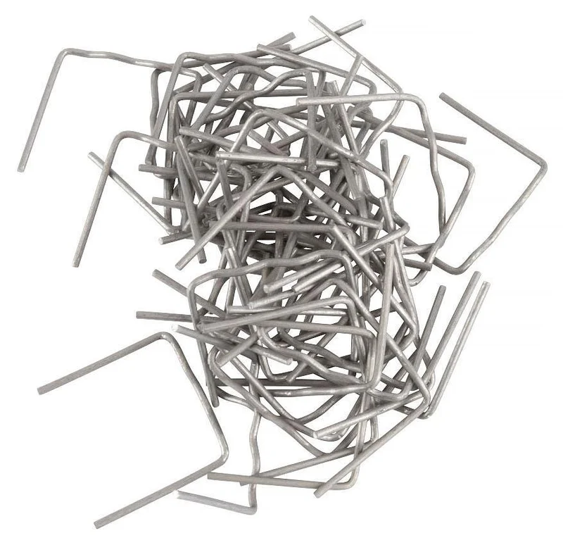 PELA 554165 Klammer till plastsvets, 0,8 mm, rak, 50-pack, Tryckluft, gas & svets