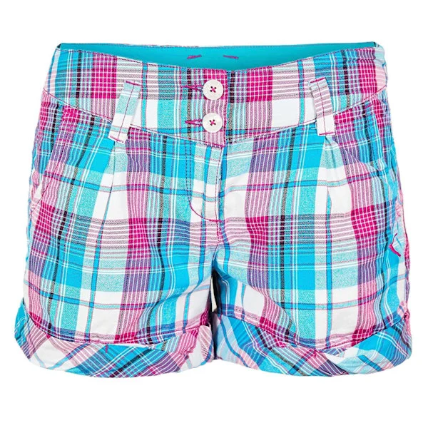 Puma Shorts i Bomull för Dam, Rutiga 36 UK S Blå