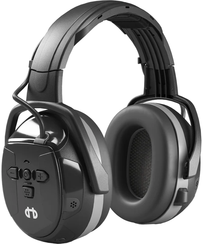 Hellberg Xstream LD Hörselskydd Bluetooth, medhörning, hjässbygel, Hörselskydd