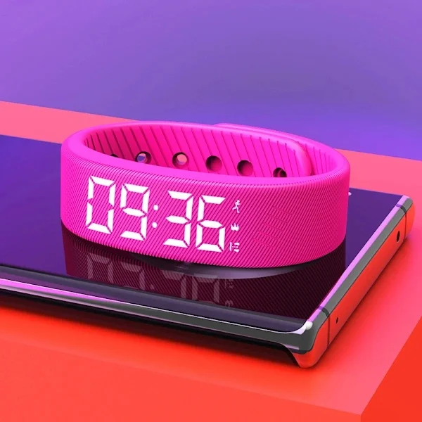 2026 Vibrerande Väckarklocka Armband, Hjälper Dig Sova Djupt - Tyst Väckarklocka Armband