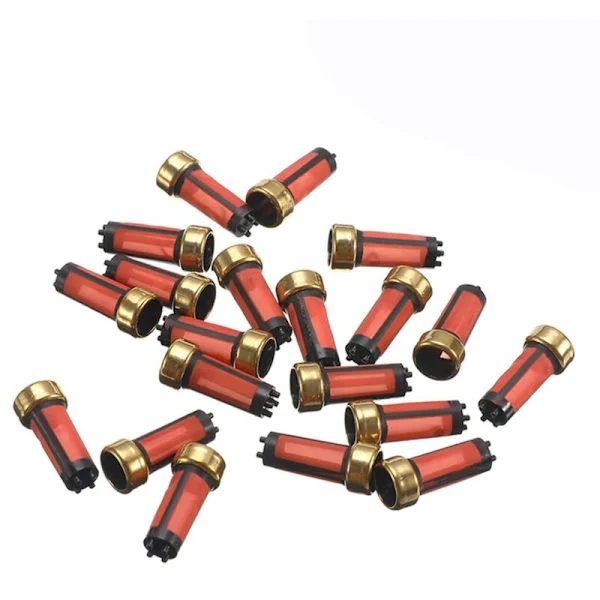 20 stk MD619962 Auto Bil Bensin Drivstoffinjektor Mini Filter Passer for Bilbytte 14X6X3Mm