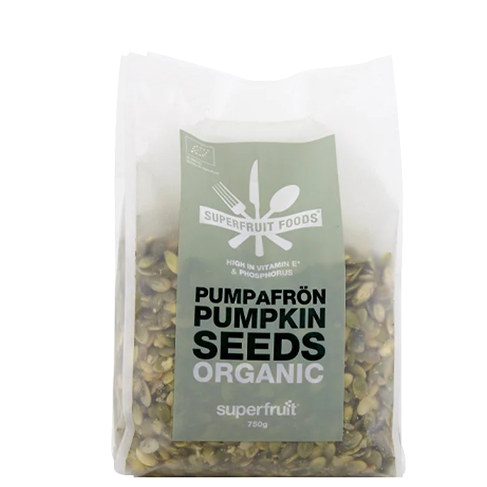 Superfruit Foods Gresskarfrø Naturell, 750 g