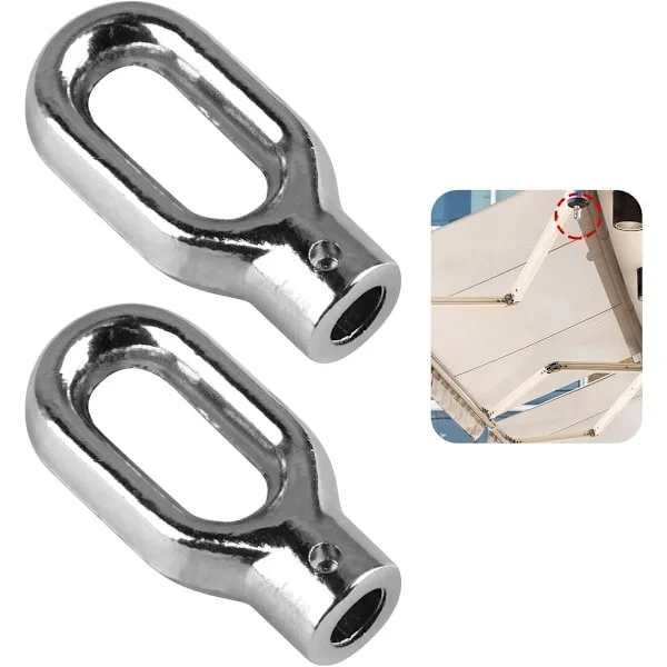 Denne 2-delte kabelguiden for rullegardiner inkluderer løfteringer for manuelle rullegardiner og rullegardinbannere. Laget av solid aluminiumslegering