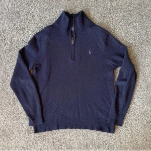 Mörkblå half zip tröja Polo Ralph Lauren