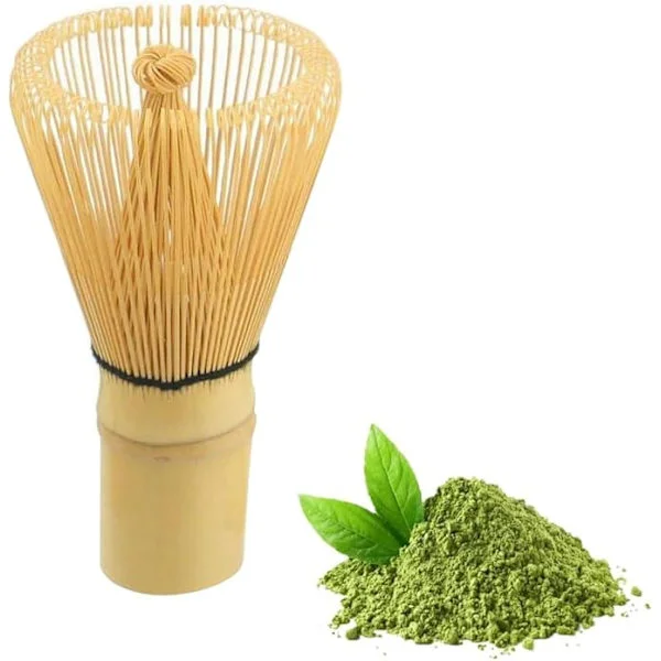 Luonnollinen bambu Matcha-vispilä – Perinteinen Matcha-aloituspakkaus – Japanilainen teeseremonian vispilätyökalu