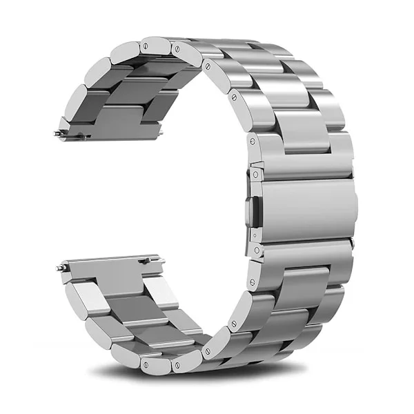 Seiko armbånd 24mm sølv rustfrit stål urrem