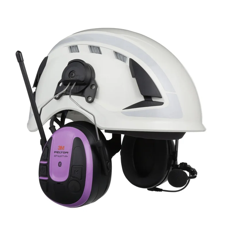 3M Peltor WS Alert XPI+ Kuulosuojaimet Bluetooth & mobiilisovellus, suojakypäräkiinnitys, Kuulosuojaimet