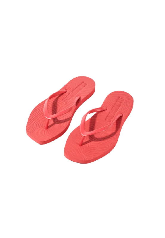 Sleepers Tapered Flip Flop Skor Dam Röd 36