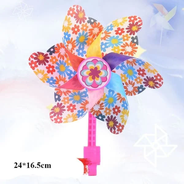 Barnesykkel Vindmølle Tegneserie Fargerik Pinwheel 8 8