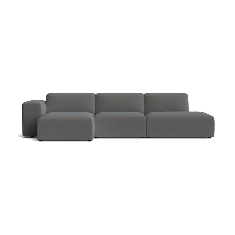 Soma chaiselong sofa, venstrevendt | Open end - Lisboa Antracit - 336x147x75 - Sofa, chaiselong