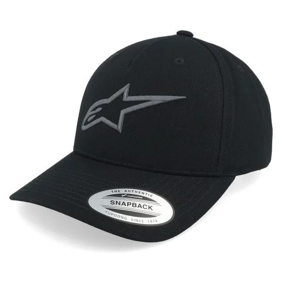 Alpinestars - Ageless Hat Black/Charcoal Adjustable Adjustable Black Cap - @ Hatstore