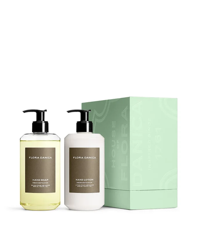 Flora Danica Neon Botanica Hand Soap and Hand Lotion Gavesæt, Mænd, Mænd, Gaveæsker Til Ham