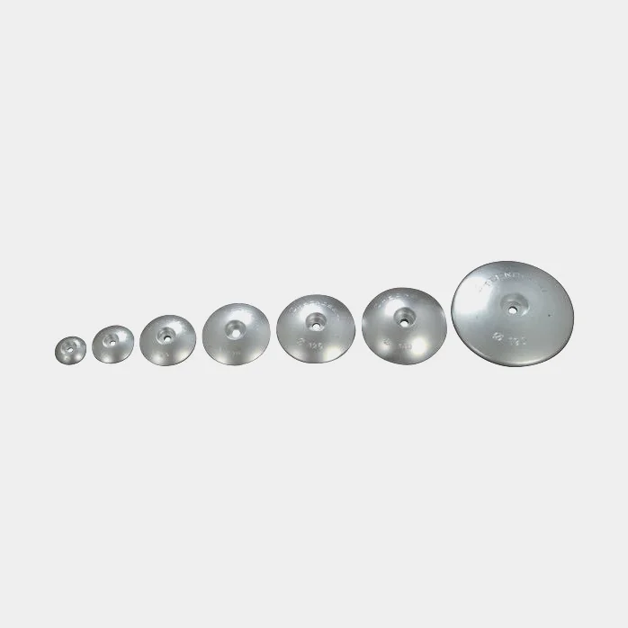 Zinkanod Tecnoseal, för roder, 0.08 kg, Ø6.5 mm/Ø50 mm