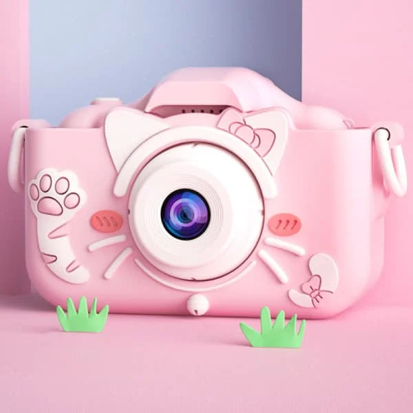 Kids Camera Children's Digital Camera - Pink Cat