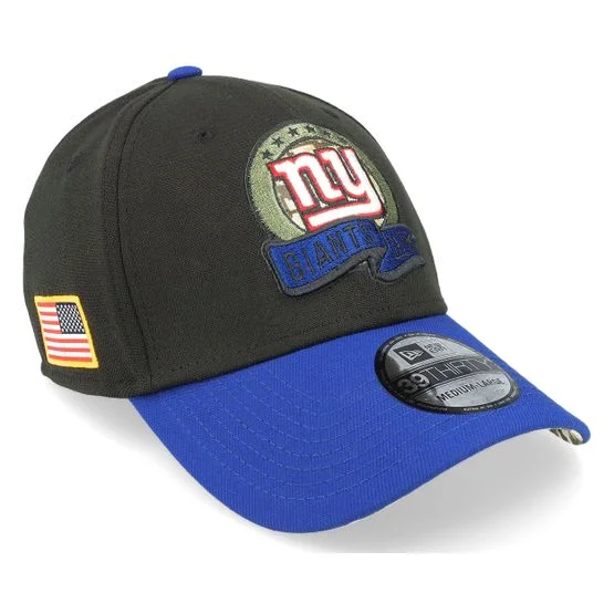 New Era - New York Giants M 39THIRTY NFL Salute To Service 22 Black/Royal Stretch Fit Flexfit Black Cap - NFL @ Hatstore