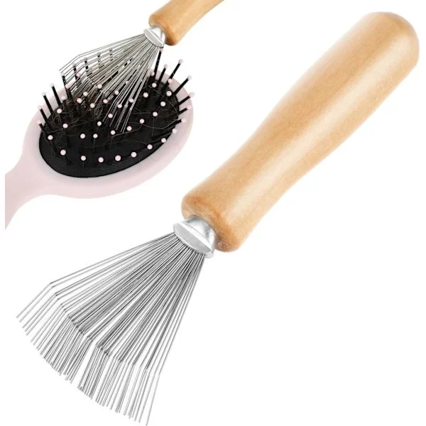 Hair Brush Cleaner, Comb Cleaning Brush Rake Design Remover Mini Hair Instrument for Removing Hair Dust Dirt Lint