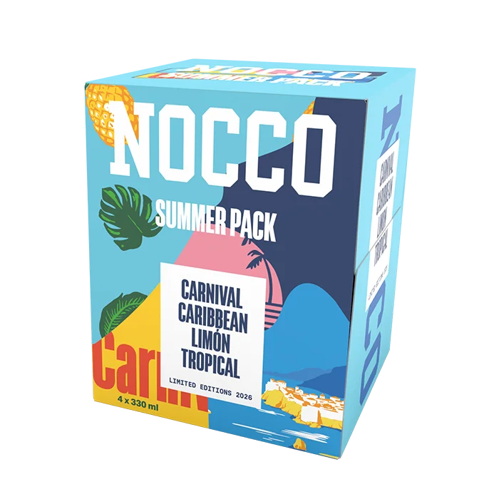 NOCCO Summer 4-Pack 330 ml Limited Edition