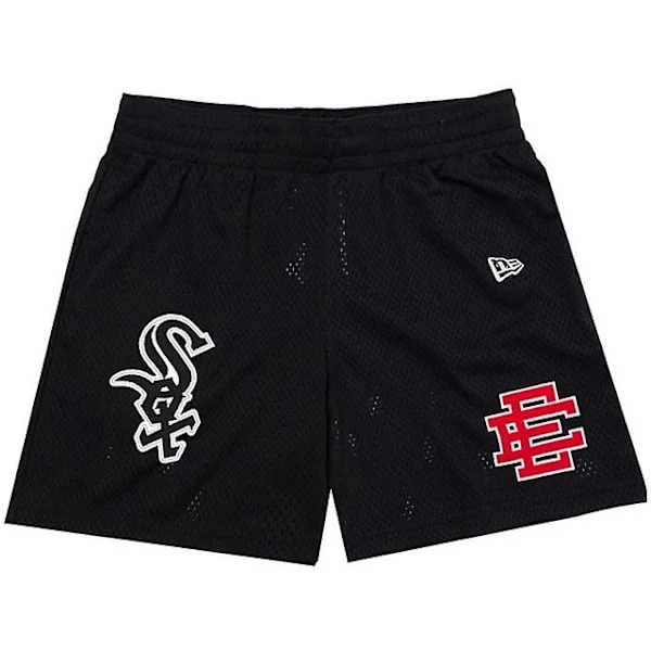 Eric Emanuel Ee Basic Shorts Herre Treningsshorts Hurtigtørkende Pustende Sportsmote Basketballshorts Jo Svart SQX Rød Størrelse S