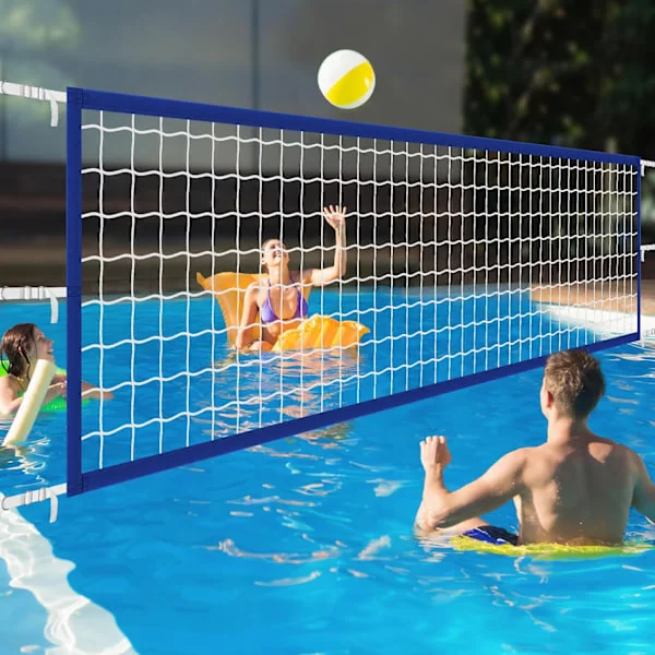 Uppgraderat volleybollnät för pool, 15x3FT volleybollnät för pool för spel i markpooler för vuxna och familj, sommarpresent för poolleksaker 2025, 