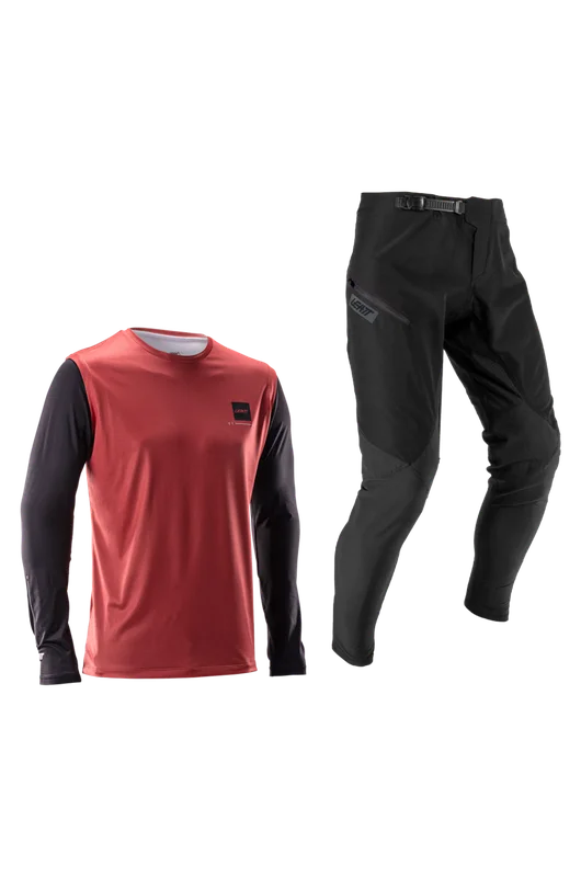 Leatt Ride Kit MTB Gravity 1.0 MTB-Kläder Dov Röd S