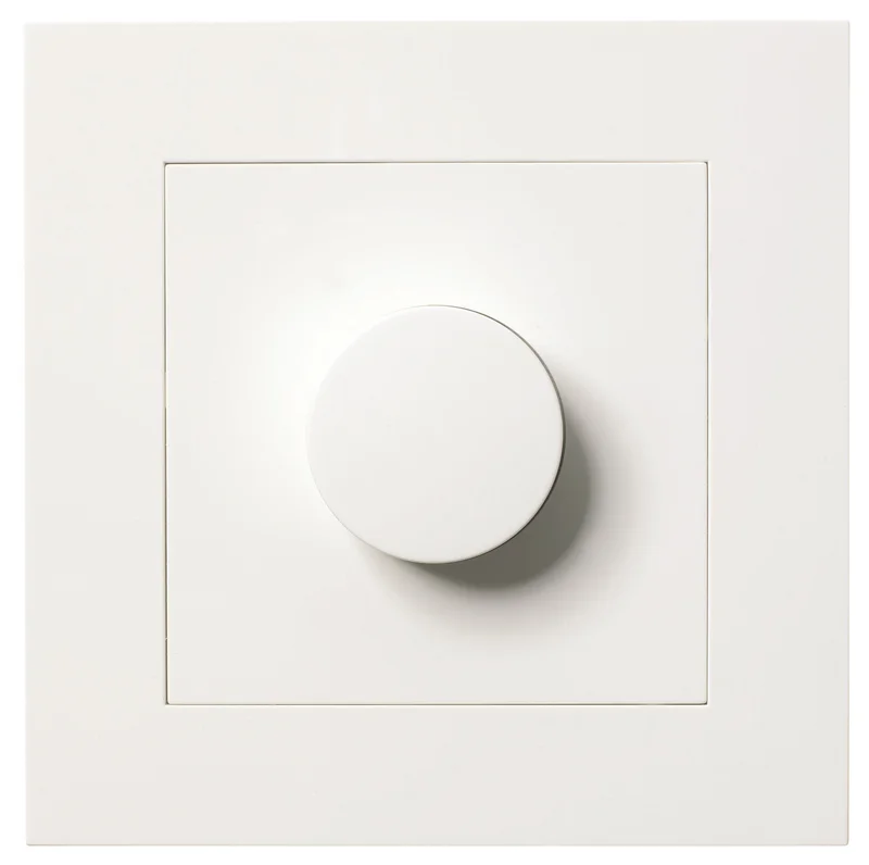 Elko EKO07148 Dimmer 370VA LED RC, Plus Fjällvit, Strömbrytare & vägguttag