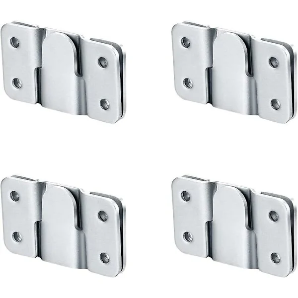 Infällda fästen, Sänggavel Väggfästen Z-Lock Clip Krok Hårdvara för möbelfäste, spegelram