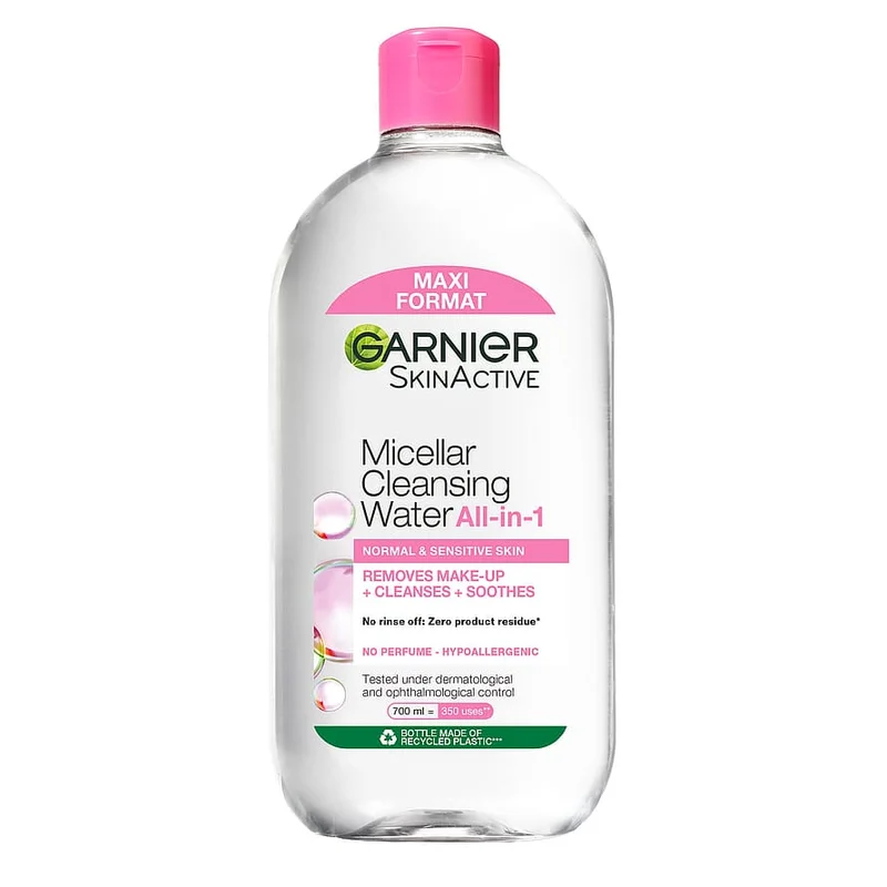 Garnier Micellar Cleansing Water Vitamin C All-in-1 700 MLT, Hudpleje, Renseprodukter, Micellar Water